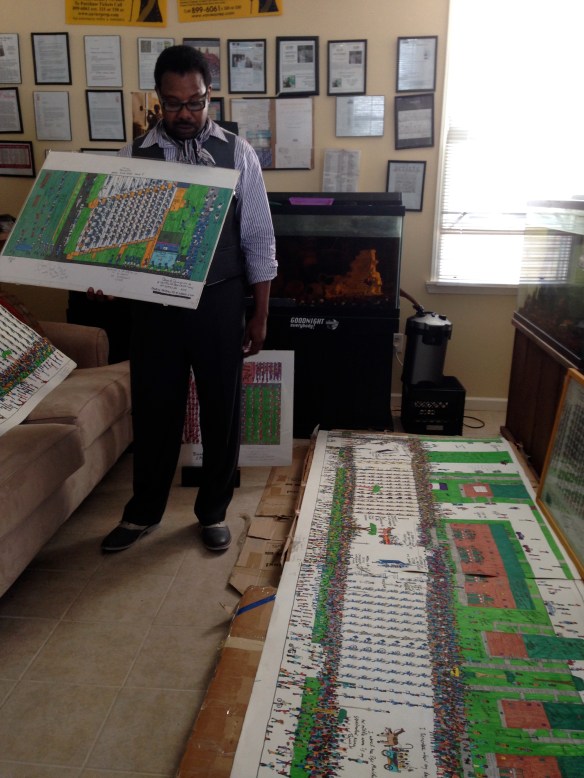 Bruce Davenport in his home/studio