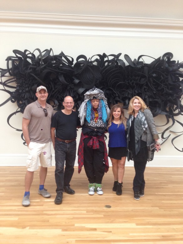 ISC Board Members at Chakaia Booker's exhibition