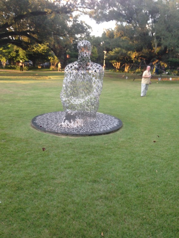 Jaume Plensa at the Besthoff Sculpture Garden