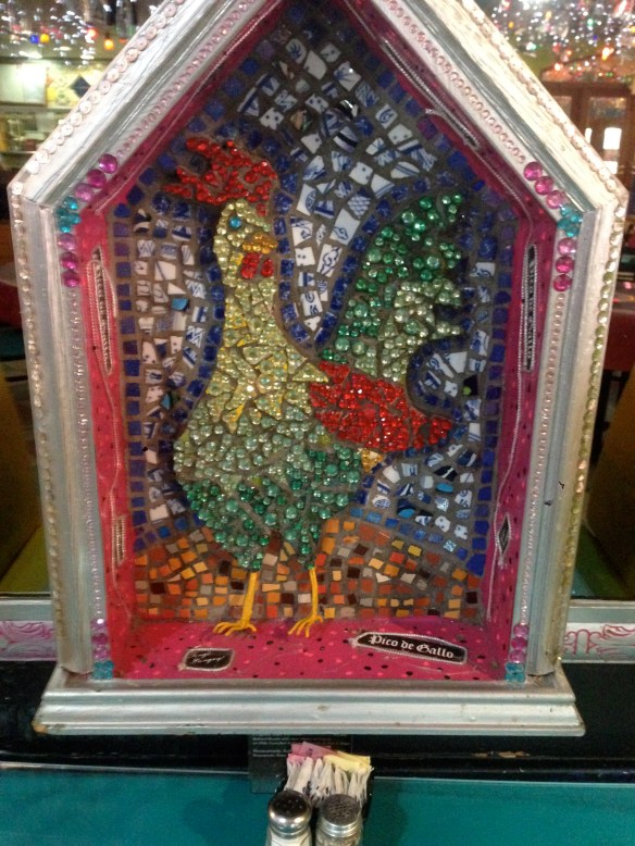 glitter and tile at the cantina 