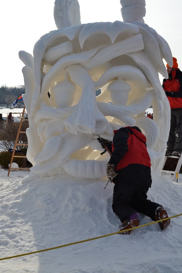 'green man' sculpture 