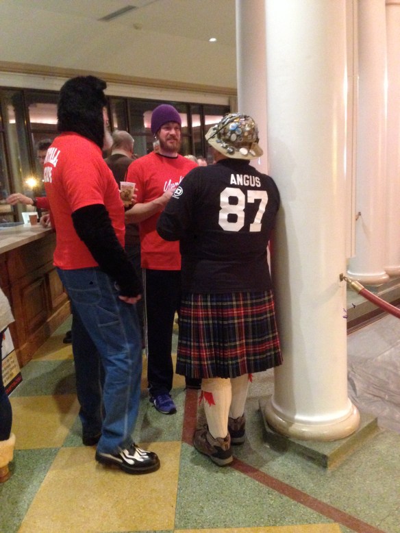 Judging from the hat, I think this guy has been here before...