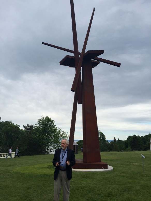 John Henry in front of La Tour